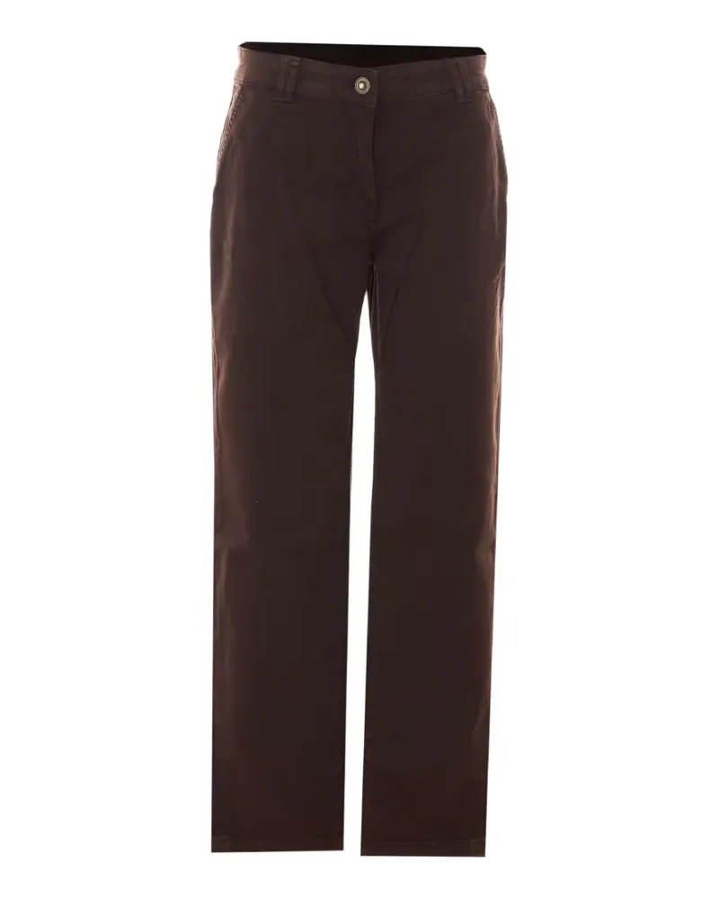 Liu Jo logo-embroidered straight-leg jeans - Braun Braun