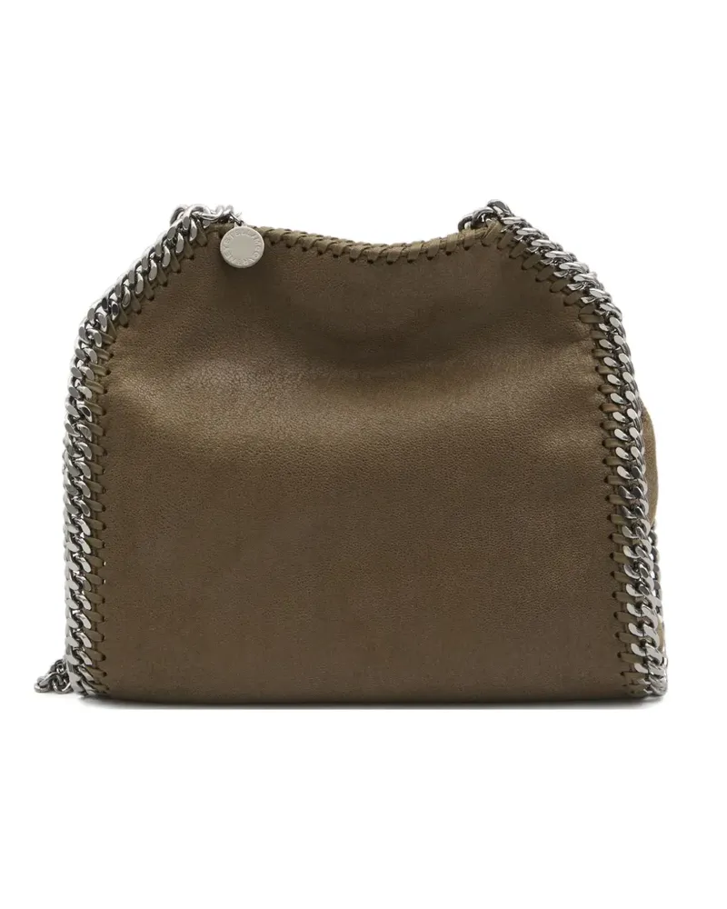 Stella McCartney Mini Falabella Tote Bag mit Kettenbesatz - Grün Grün