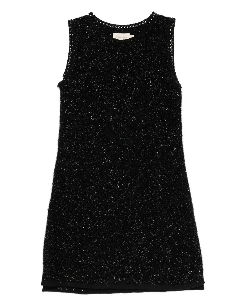 Cecilia Prado Neuza beaded sleeveless dress - Schwarz Schwarz