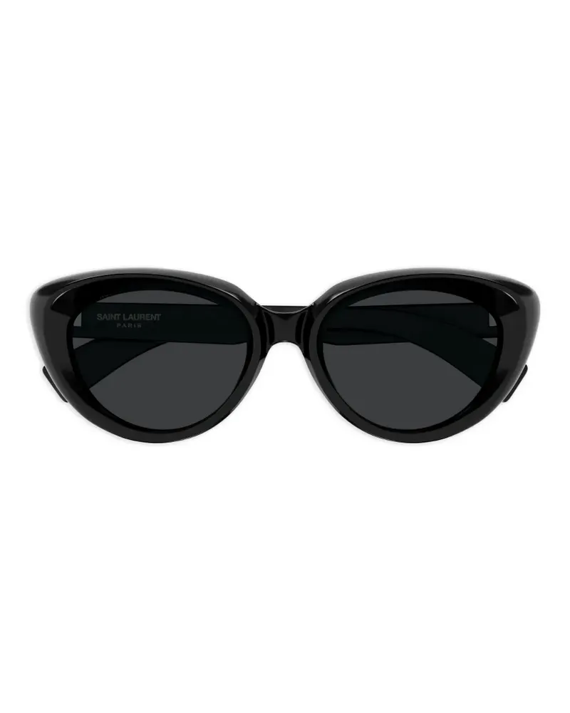 Saint Laurent Cat-Eye-Sonnenbrille - Schwarz Schwarz
