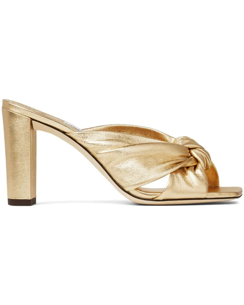 Jimmy Choo Sandalen mit Metallic-Finish - Gold Gold
