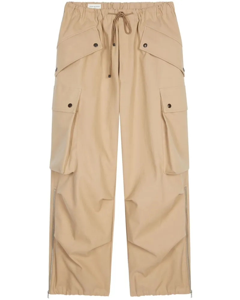 Dries van Noten Hose mit aufgesetzten Taschen Nude