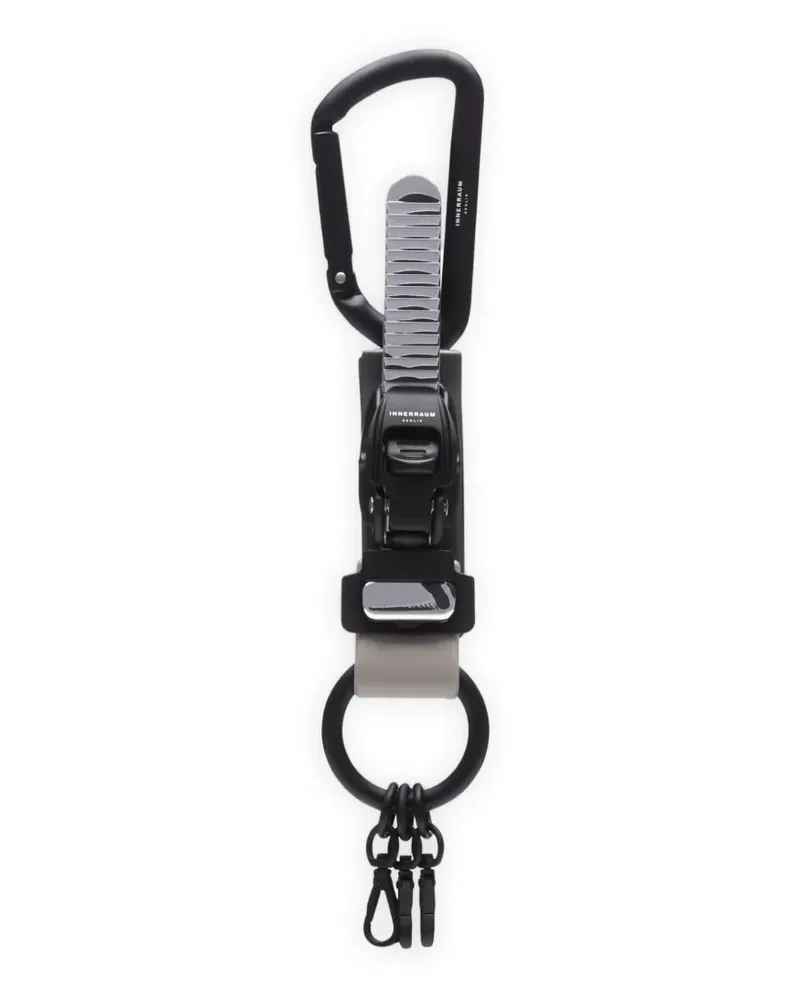 Innerraum Ring mit Karabiner - Schwarz Schwarz