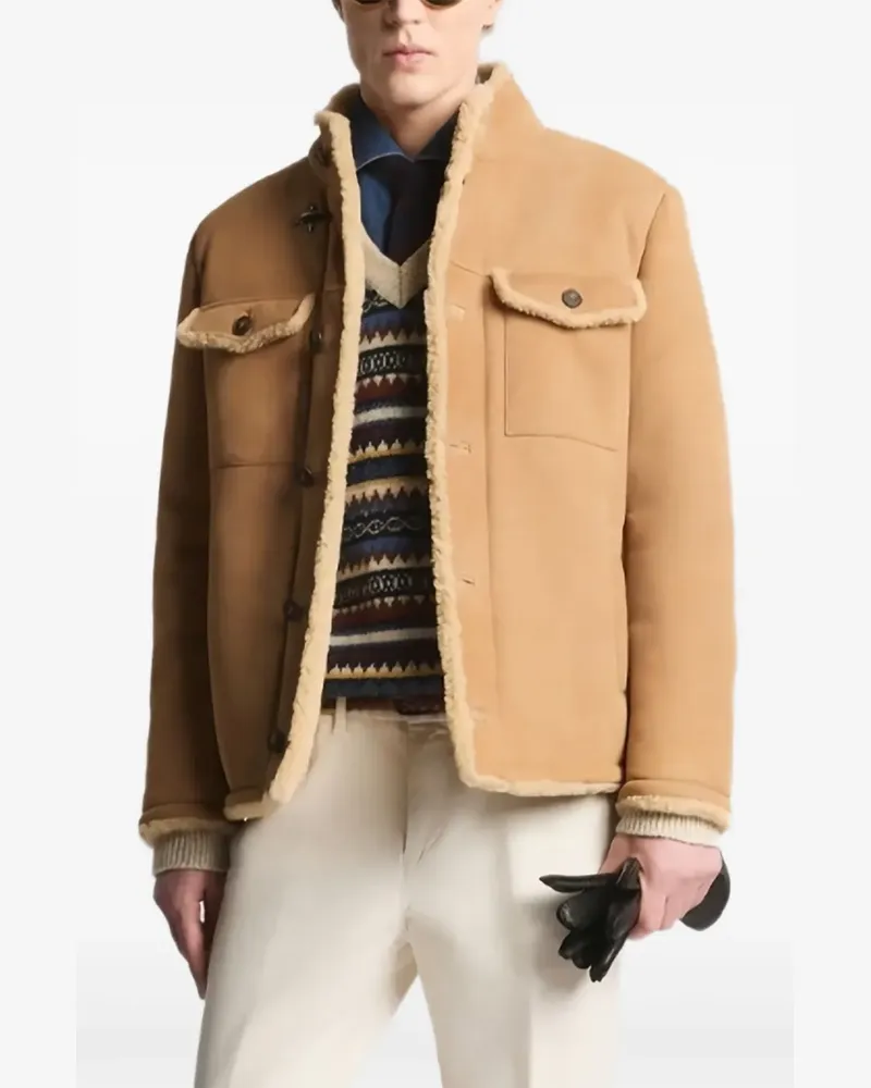 Fay Field Jacke aus Wildleder - Braun Braun