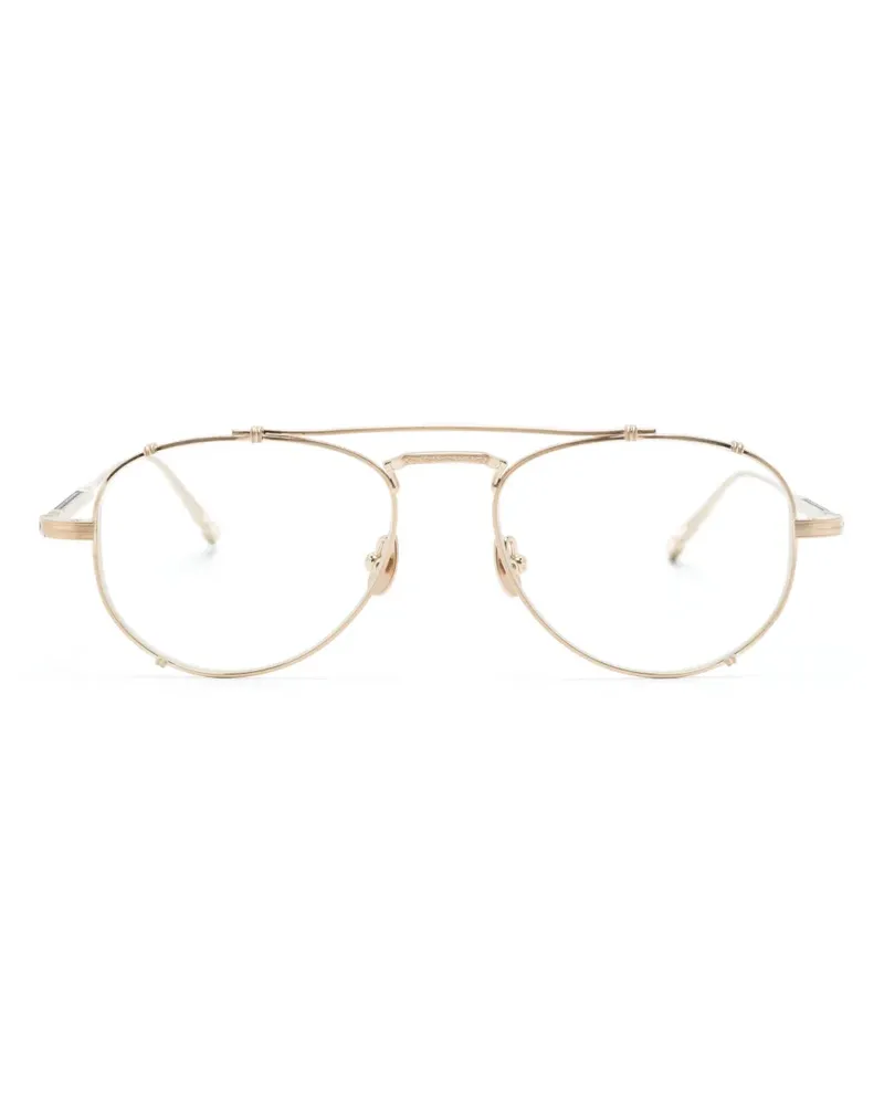 MATSUDA M3142 Brille mit geometrischem Gestell - Gold Gold