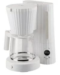 Alessi Plissé Filterkaffeemaschine Weiß