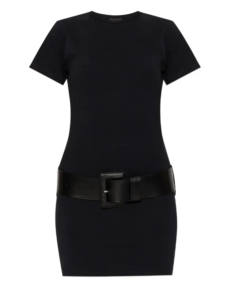 Balenciaga Minikleid mit Gürtel - Schwarz Schwarz