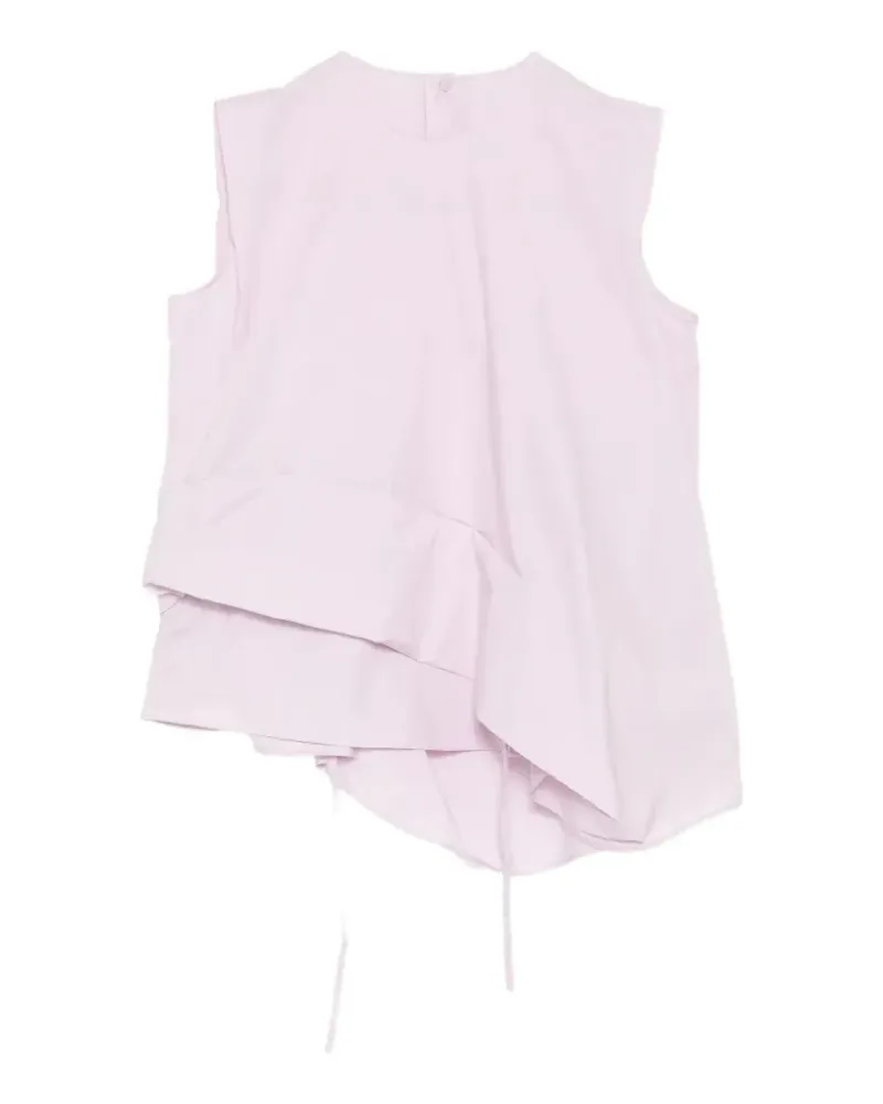 JNBY Asymmetrische Bluse mit Rüschen - Rosa Rosa
