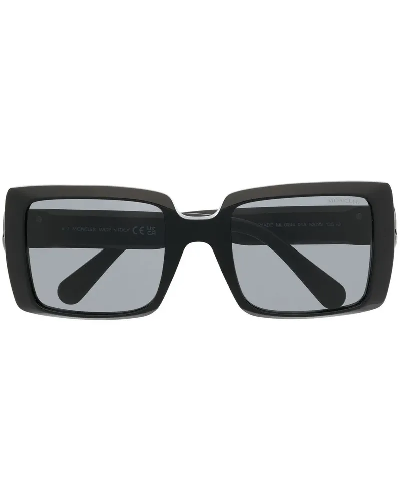 Moncler Promenade Oversized-Sonnenbrille - Schwarz Schwarz