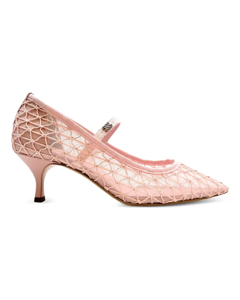 Casadei Julia Avenue Pumps mit Logo - Rosa Rosa