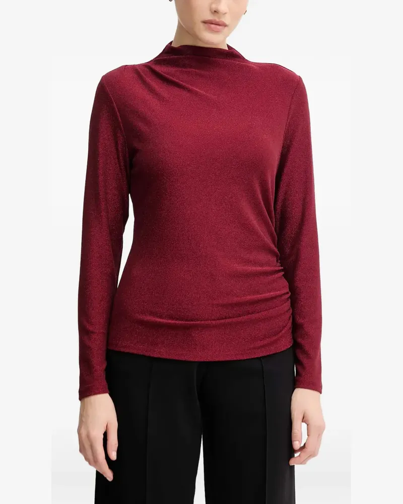 Joseph Ribkoff gathered top - Rot Rot