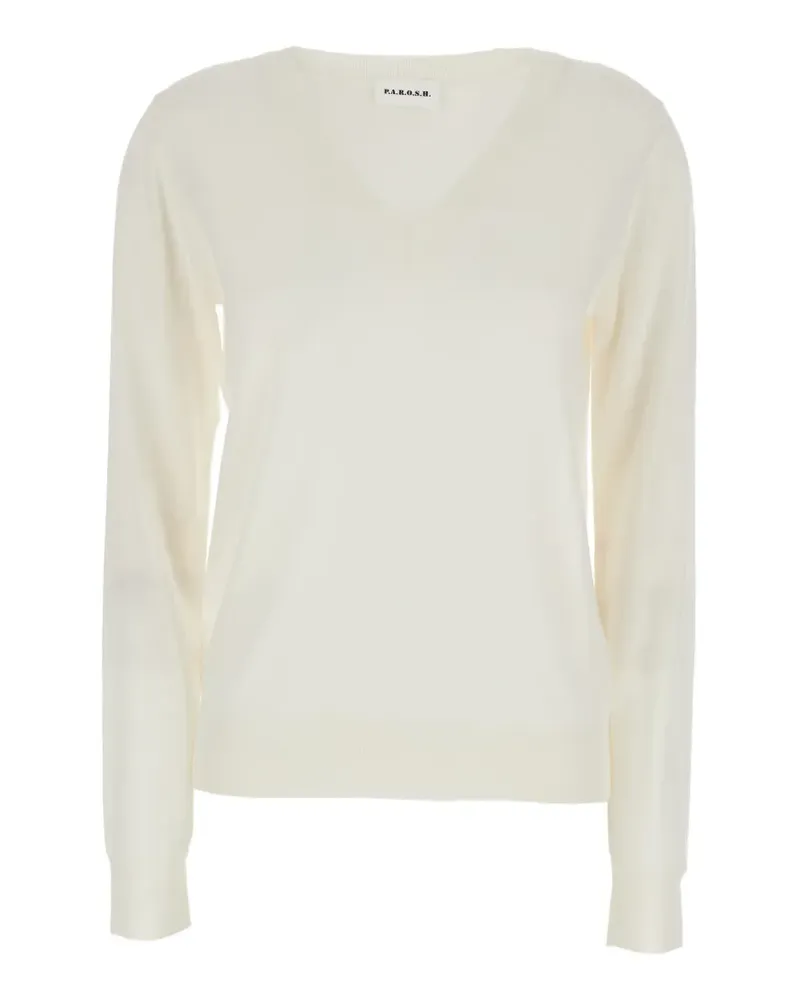 P.A.R.O.S.H. P.A.R.O H. V-neck top - Nude Nude