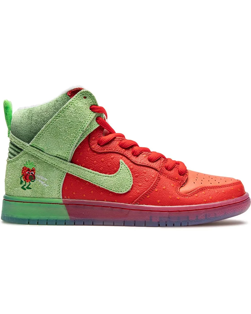 Nike SB Dunk High Strawberry Cough' Sneakers - Rot Rot