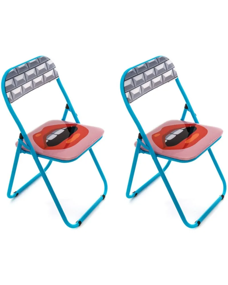 Seletti Gepolsterter Sedie Stuhl - Blau Blau