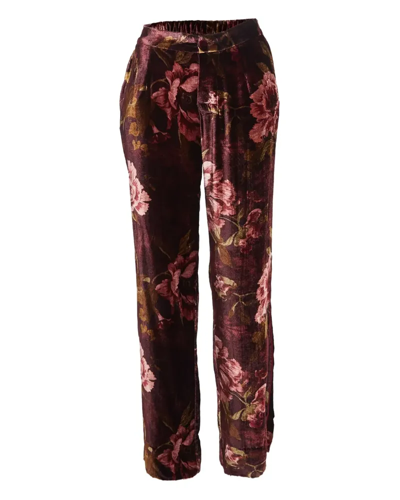 For Restless Sleepers Hose mit Blumen-Print - Rot Rot