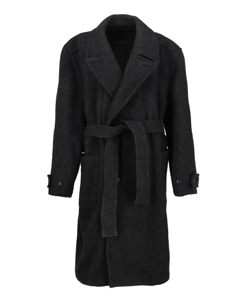 Christophe Lemaire Mantel mit fallendem Revers - Grau Grau
