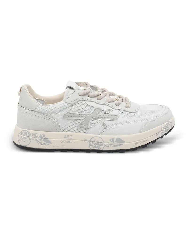Premiata logo lace-up sneakers - Weiß Weiß