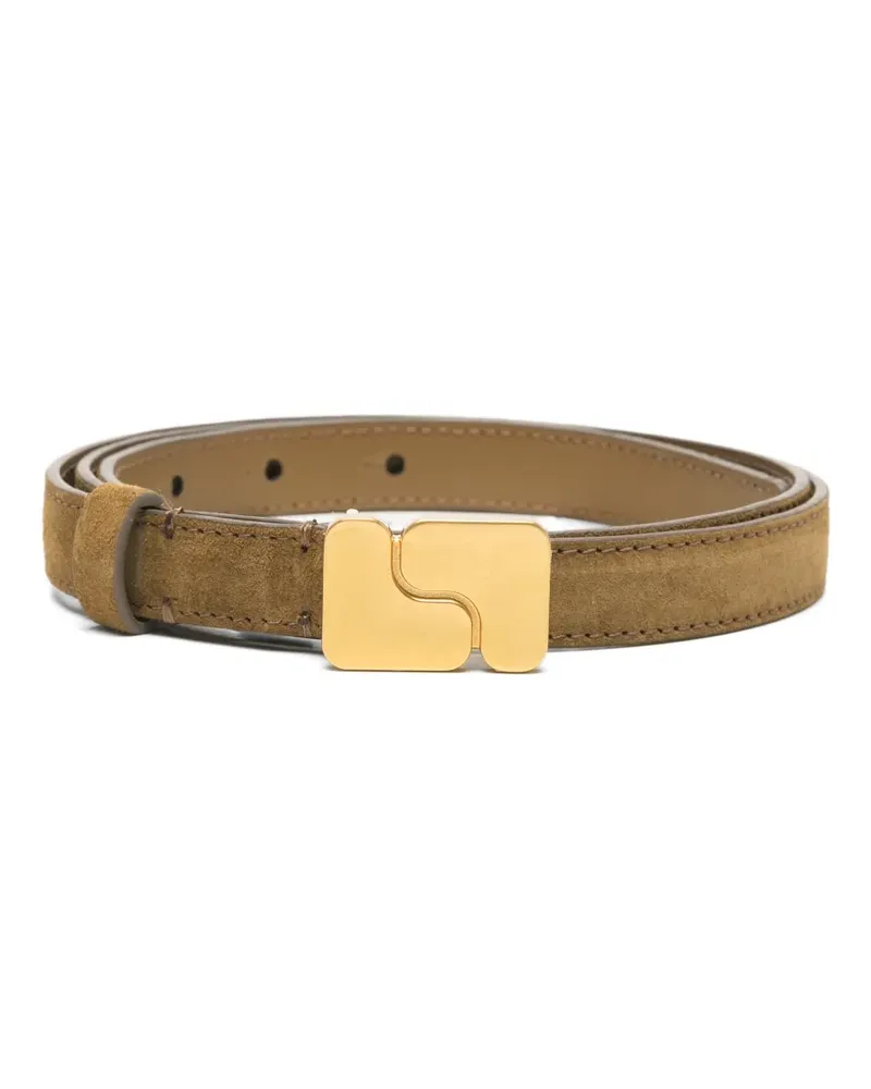 Soeur mini Ninon logo-plaque belt - Braun Braun