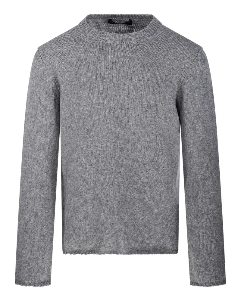 Fabrizio del Carlo Gerippter Strickpullover - Grau Grau