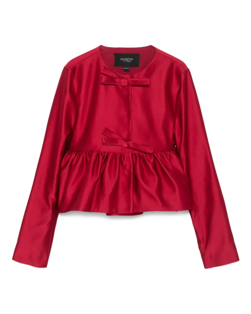 Giambattista Valli Jacke mit Schleifendetail - Rot Rot