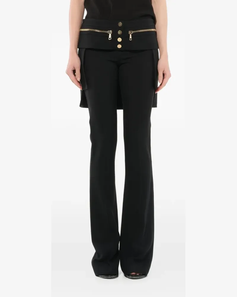 Givenchy zip-detail buttonet trousers - Schwarz Schwarz