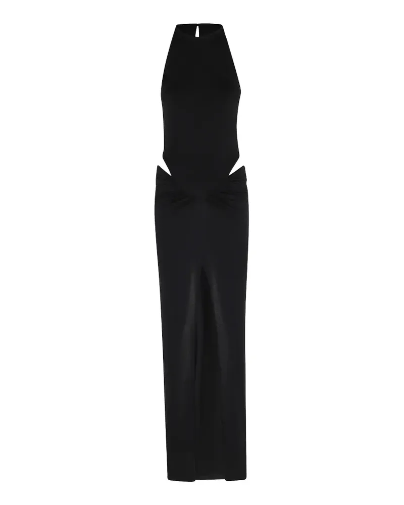 Erika Cavallini Kleid mit Cut-Outs - Schwarz Schwarz