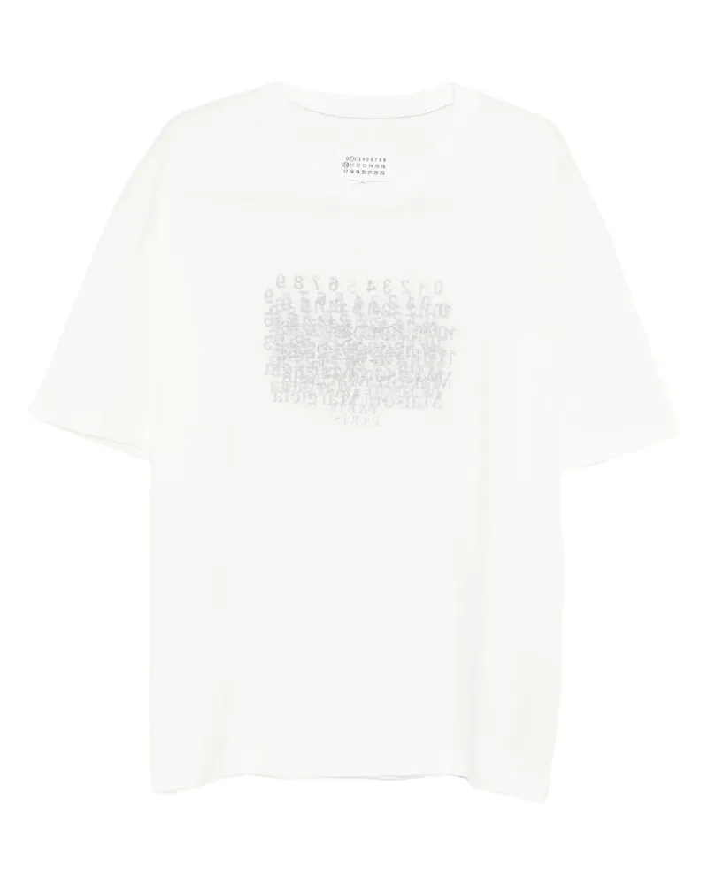 Maison Margiela graphic T-shirt - Nude Nude