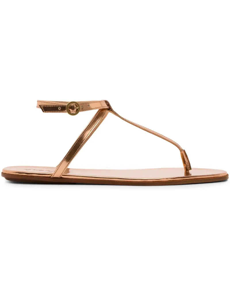 Marsèll Sandalen aus Lackleder - Gold Gold