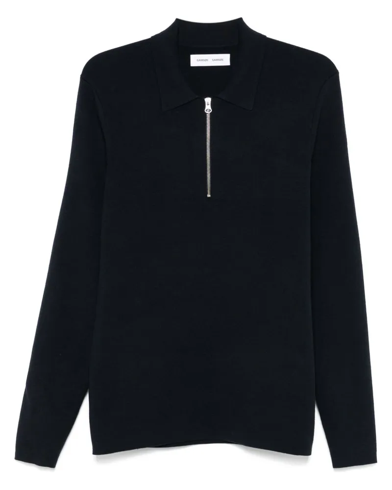 Samsøe & Samsøe Guna Poloshirt - Blau Blau