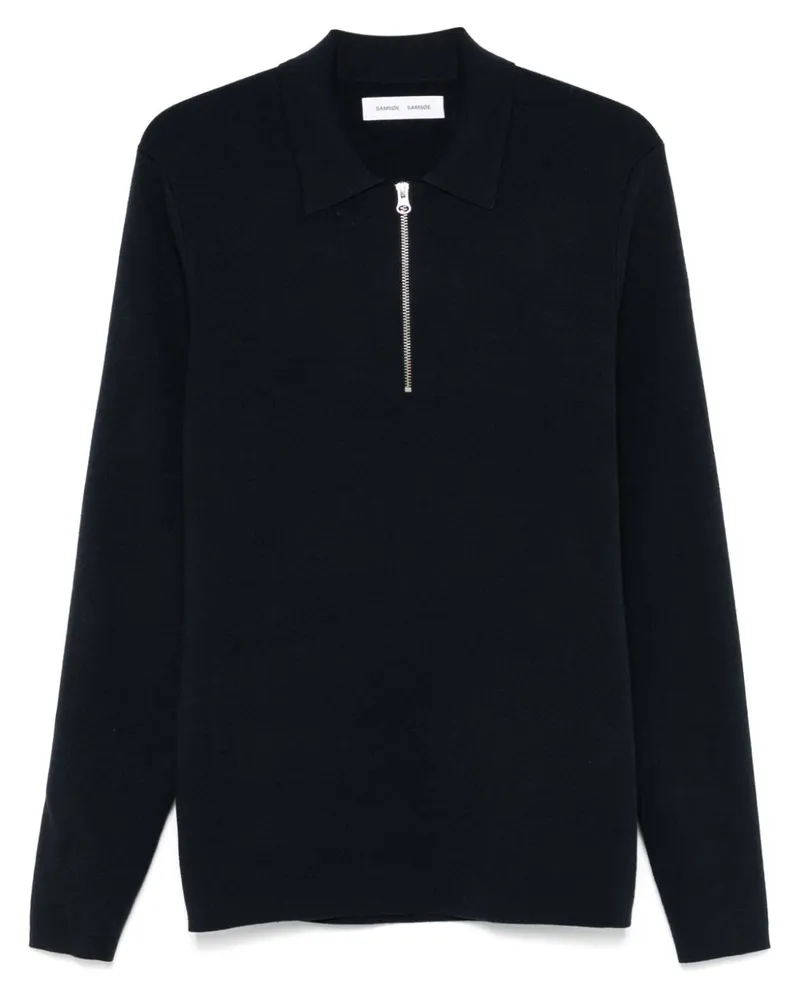 Samsøe & Samsøe Guna Poloshirt - Blau Blau