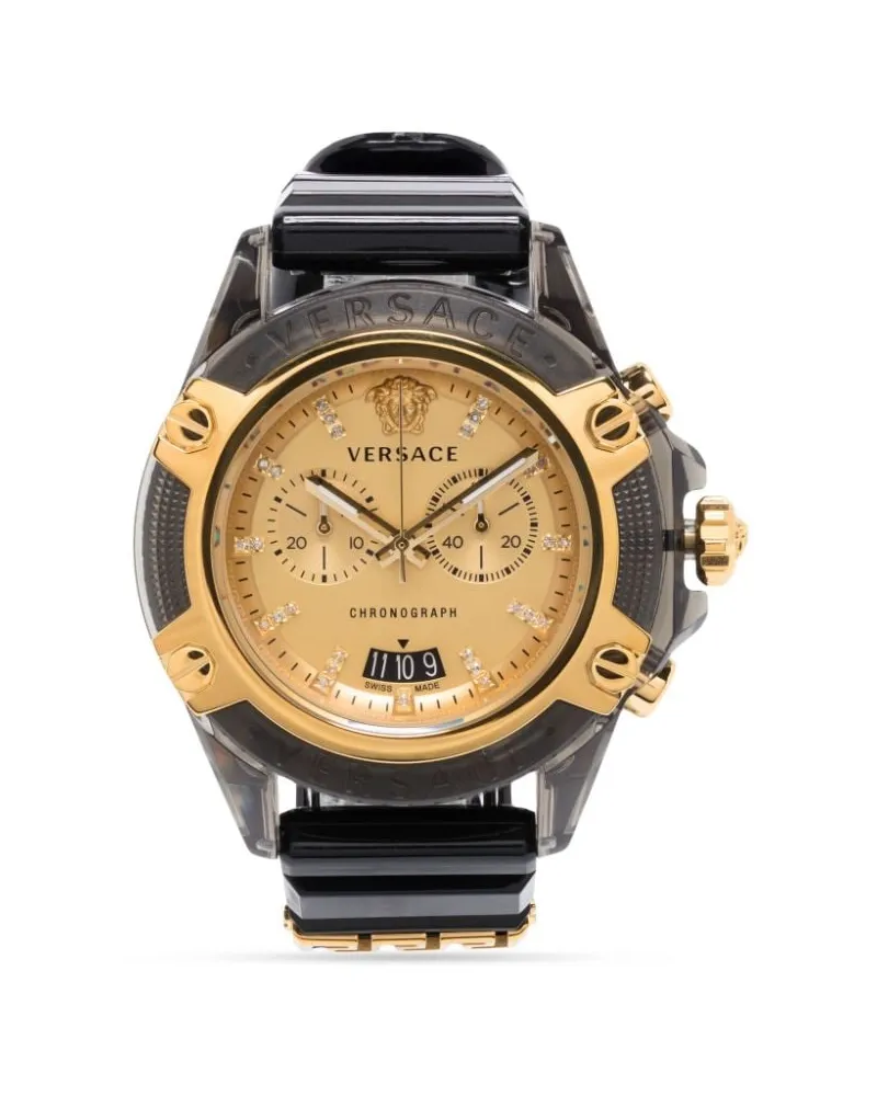 Versace Icon Active 44mm - Gold Gold