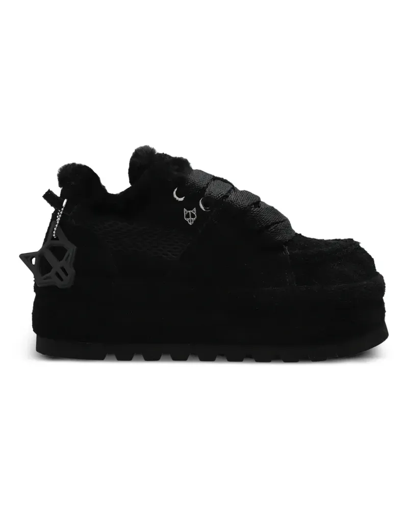 Naked Wolfe Beau Plateau-Sneakers - Schwarz Schwarz