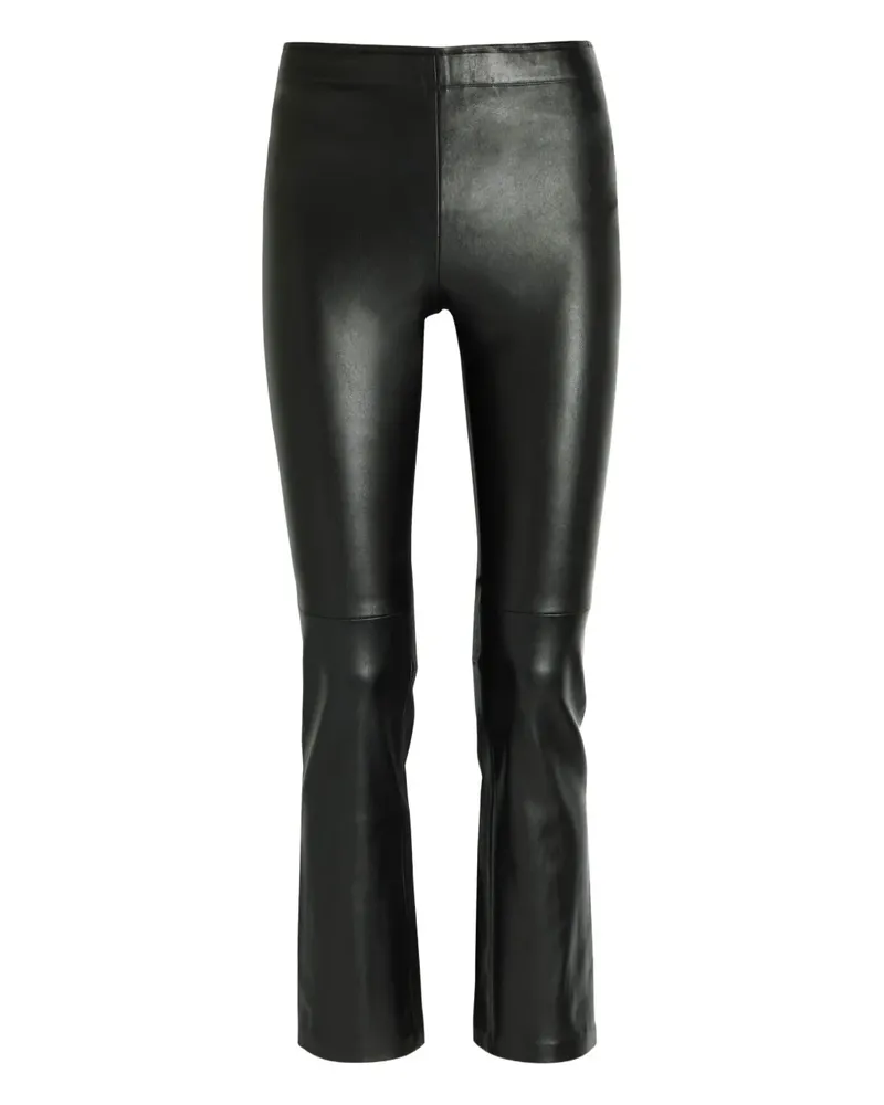 Stouls panelled leather trousers - Schwarz Schwarz
