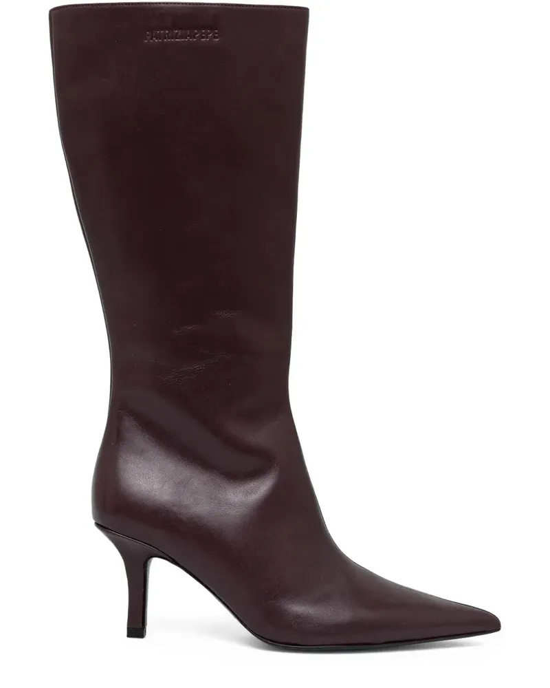 Patrizia Pepe Stiefel mit spitzer Kappe 75mm - Rot Rot