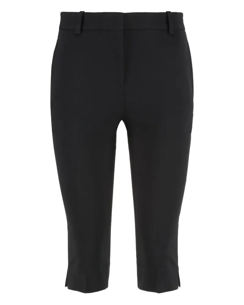 Totême Bermudas mit Krepp-Struktur - Schwarz Schwarz