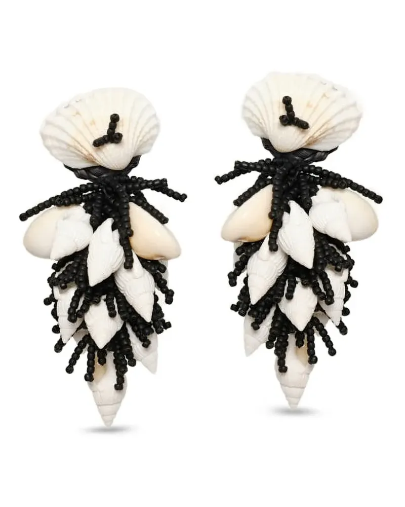 Johanna Ortiz Whimsical Waters earrings - Weiß Weiß