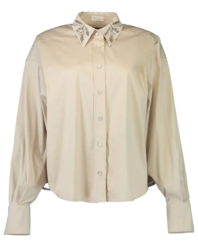 Brunello Cucinelli Herbarium Hemd - Nude Nude