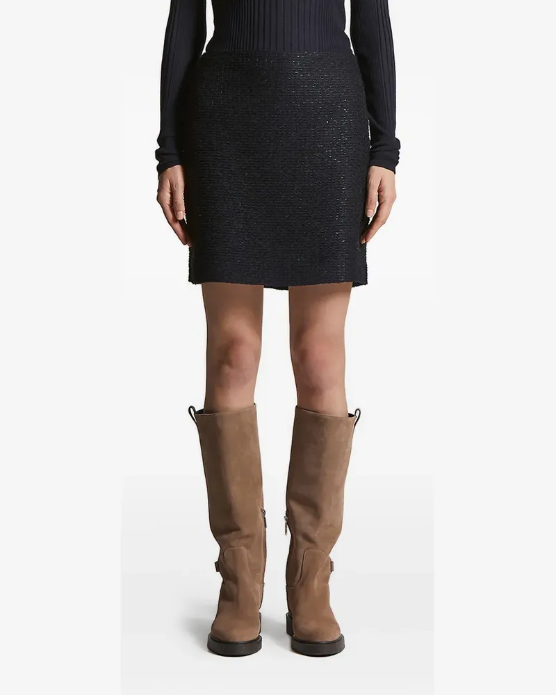 Peserico Rock aus Tweed - Blau Blau
