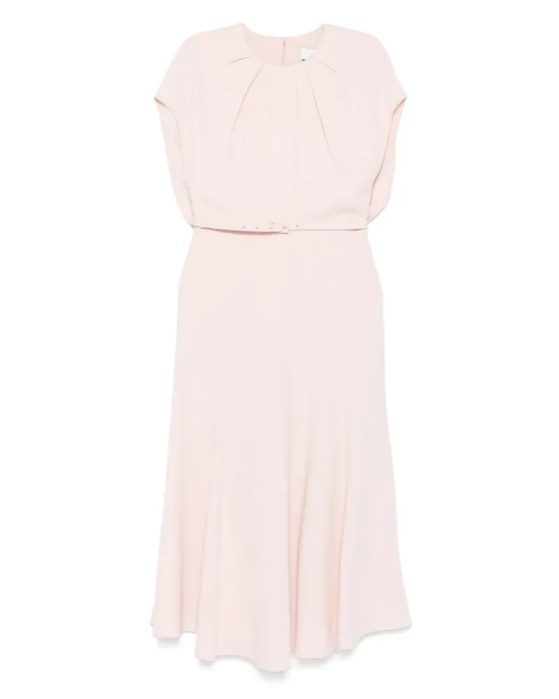 Roland Mouret Midikleid mit Gürtel - Nude Nude