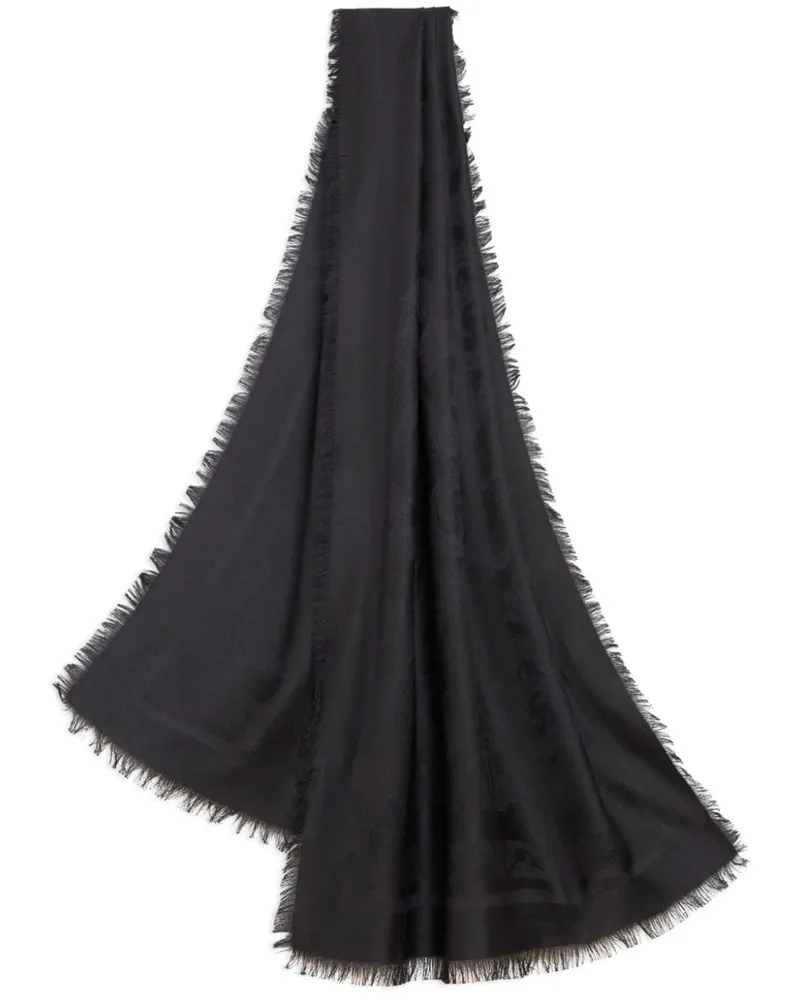 Etro Schal mit Jacquardmuster - Grau Grau