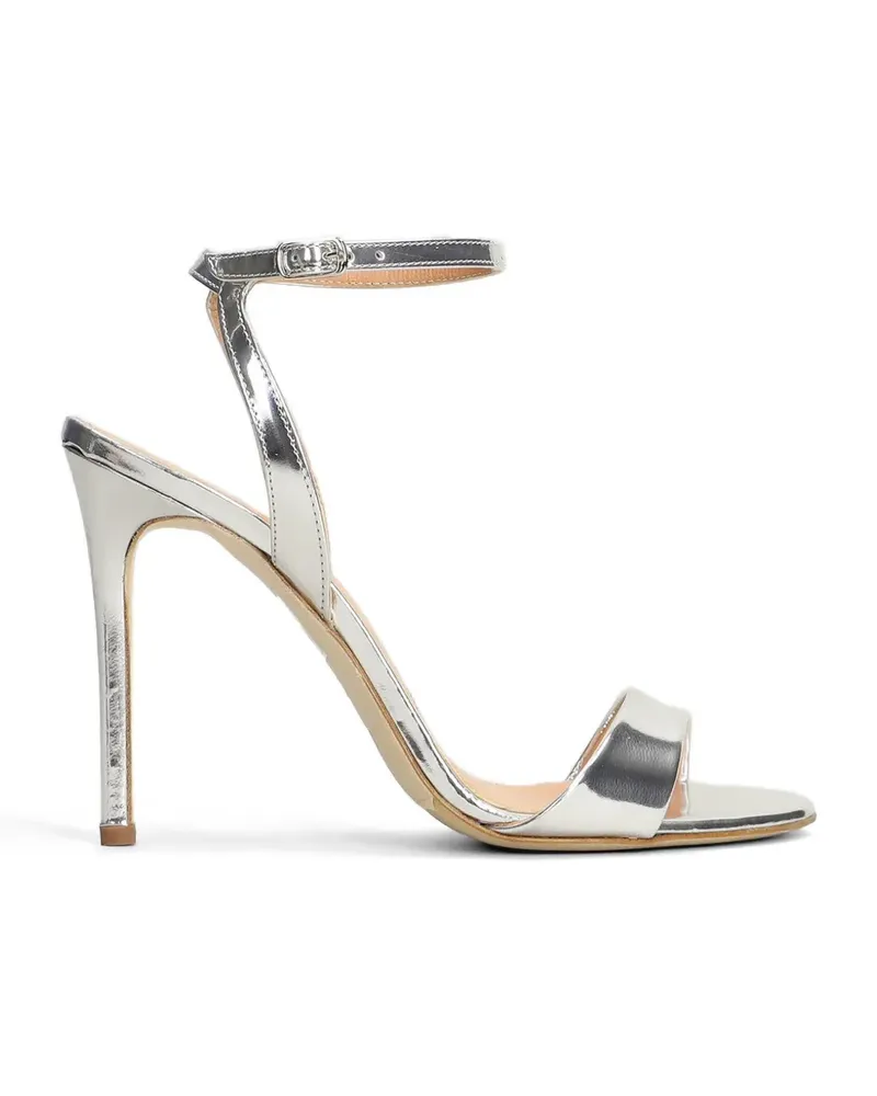 The Seller metallic ankle-strap sandals - Silber Silber