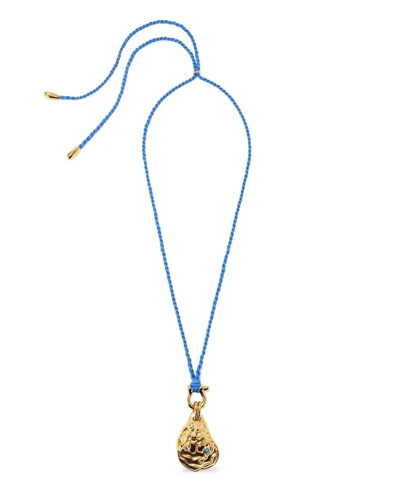 Lizzie Fortunato Halskette mit Oyster-Anhänger - Gold Gold