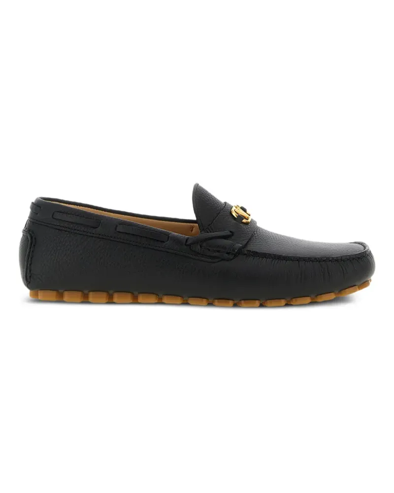 Valentino Garavani Loafer mit VLogo - Schwarz Schwarz