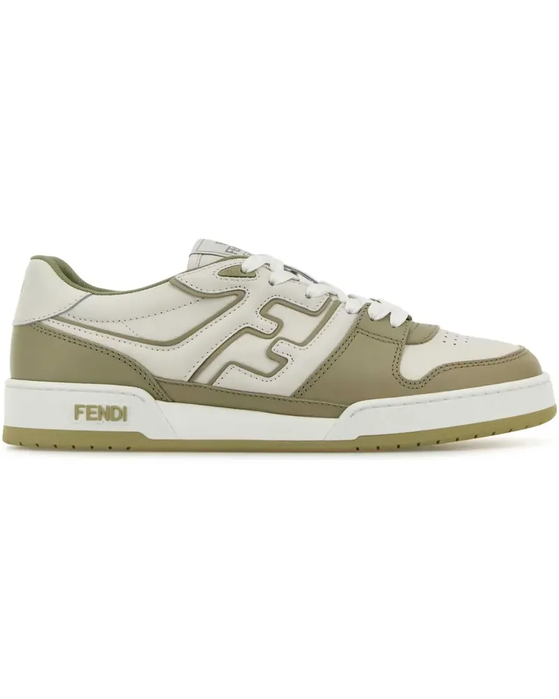 Fendi Sneakers mit Logo-Patch - Grün Grün