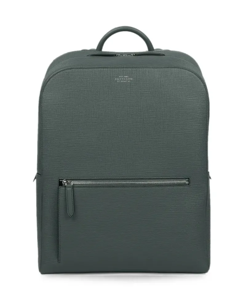Smythson Panama Rucksack - Grün Grün