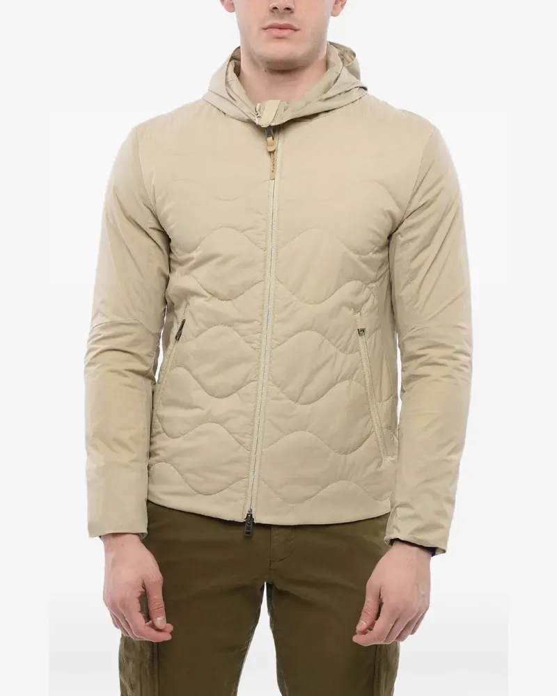 Woolrich quilted hooded jacket - Nude Nude