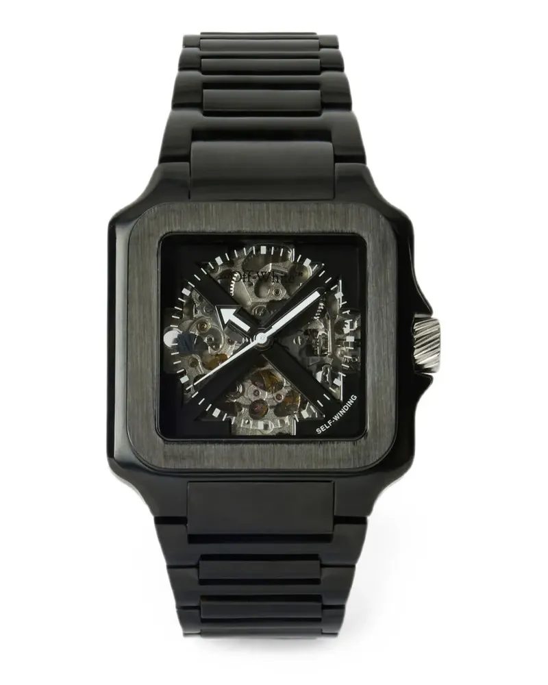 OFF-WHITE Proto Auto squared 42,8mm watch - Schwarz Schwarz