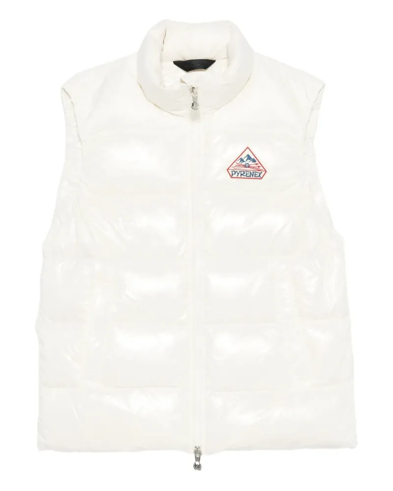 Pyrenex Weste mit Logo-Patch - Weiß Weiß