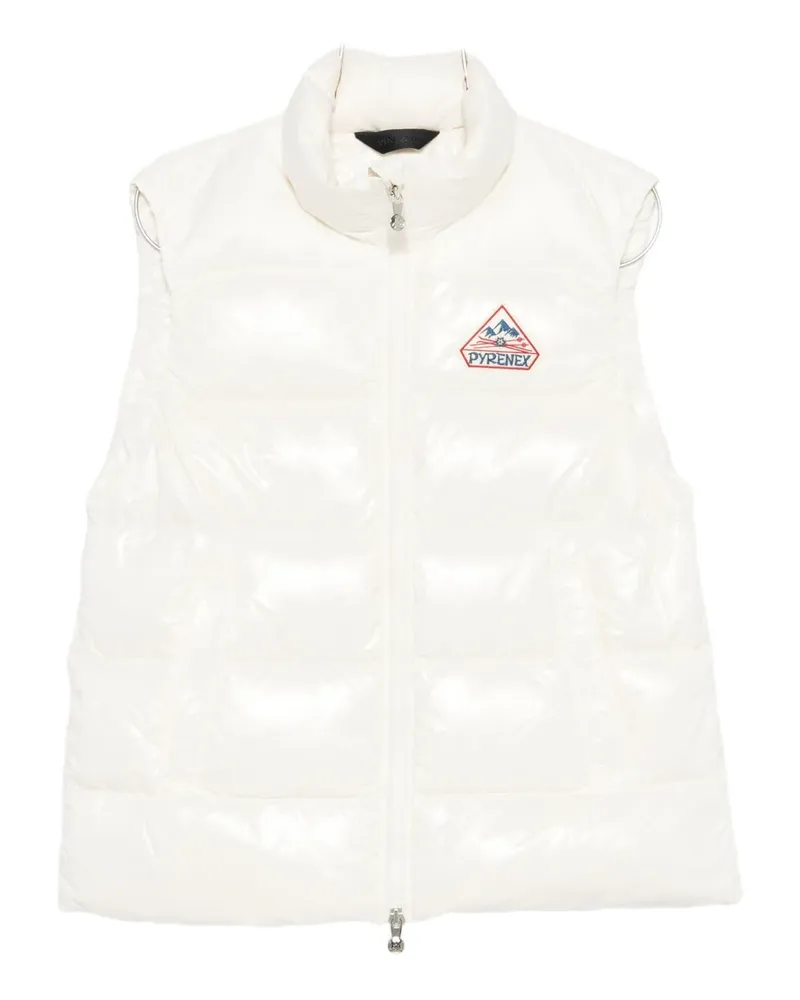 Pyrenex Weste mit Logo-Patch - Weiß Weiß