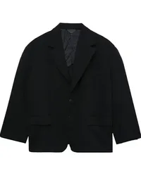 Comme des Garçons Einreihiger Blazer Schwarz